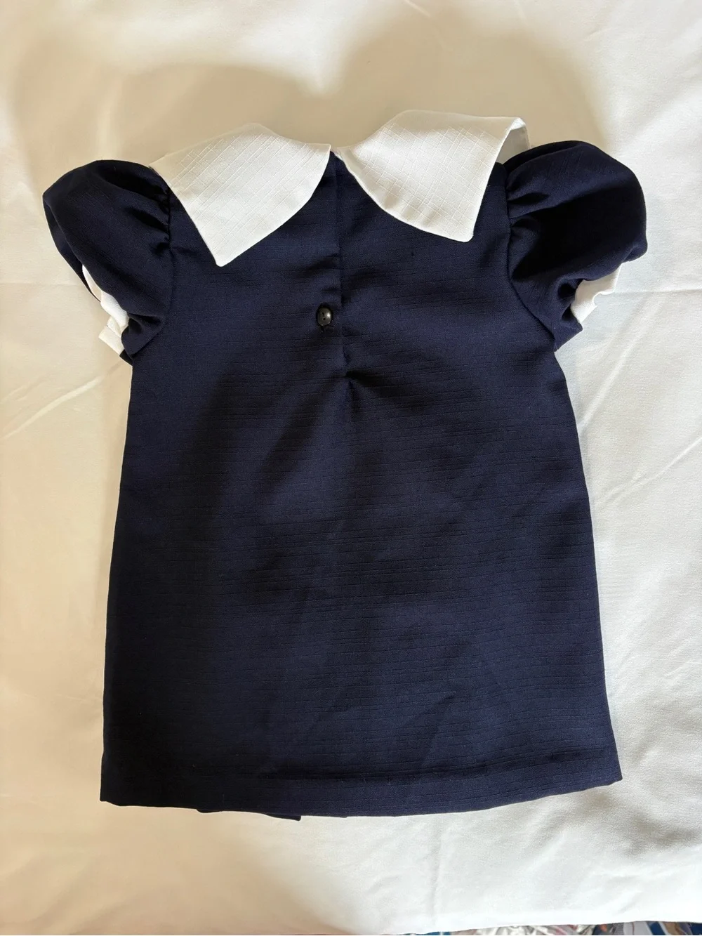 okie dokie Navy and White Sailor Dress with Gold Stars